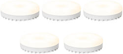 LUUMR 5 darabos Smart GX53 dimmelhető LED izzókészlet, opál, 9W, 806 lm, 2700-6500K (03321)