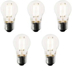 LUEDD 5 darabos Smart E27 LED izzó készlet P45 4.5W 470 lm 1800-4000K (03108)