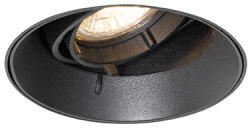 QAZQA Modern süllyesztett spotlámpa fekete GU10 kerek keret nélküli - Oneon (105190)