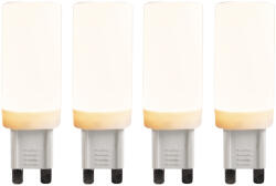 LUEDD 4 db G9 3 fokozatban szabályozható LED izzó készlet 4, 5W 500lm 2700K (02768)
