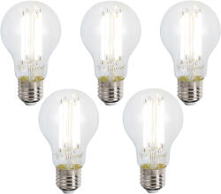 LUUMR 5 darabos okos E27 dimmelhető LED izzó készlet A60 átlátszó 7W 806 lm 2700-6500K (03292)