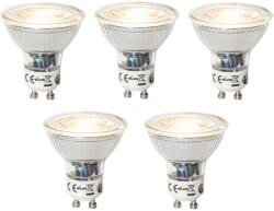 LUEDD 5 darabos GU10 dimmelhető LED izzókészlet 7W 600 lm 3000K (03139)