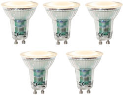 LUEDD 5 darabos GU10 dimmelhető LED izzók szett alkonyatérzékelővel 3W 200 lm 2200K (03136)