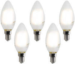 LUUMR 5 darabos intelligens E14 LED izzókészlet C35 matt 4, 2W 470 lm 2700-6500K (03305)