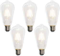 LUEDD 5 darabos Smart E27 LED izzó készlet ST64 4.5W 470 lm 1800-4000K (03109)