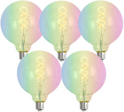 LUUMR 5 db Okos E27 Dimmelhető LED Izzó G125 RGBW 4W 250lm 2700K (03303)