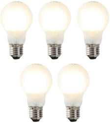 LUEDD 5 db-os készlet E27 szabályozható LED izzó A60 matt 7W 806lm 2700K (02379)