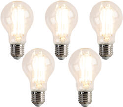 LUEDD 5 darabos E27-es dimmelhető LED izzókészlet A60 7W 780 lm 2700K (03045)