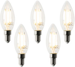 LUEDD 5 darabos Smart E14 LED izzó készlet B35 4.5W 470 lm 2700K (03097)