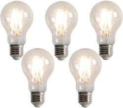 LUEDD 5 db E27 3 fokozatú dimmelhető LED izzó A60 5W 500lm 2700K szett (03066)