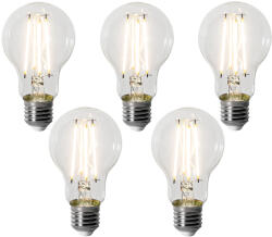 LUEDD 5 darabos E27 dimmelhető LED izzókészlet A60 8W 900 lm 3000K (03201)