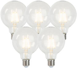 LUEDD 5 db E27 szabályozható LED izzó G95 5W 470lm 2700K (02244)