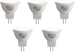 LUEDD 5 db G4 LED izzó MR11 2.7W 210lm 3000K 12V szett (03039)