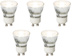 LUEDD 5 darabos GU10 szabályozható LED izzók 35 mm 3W 220LM 3000K (03085)