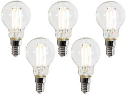 LUUMR 5 darabos Smart E14 LED izzó készlet P45 átlátszó 4.2W 470 lm 2700-6500K (03306)