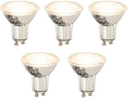 LUEDD 5 db GU10 dimmelhető LED izzó szett 8W 650lm 2700K (03079)