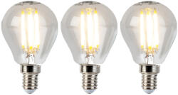 LUEDD 3 db E14-es szabályozható LED gömbizzó készlet P45 5W 470lm 2700K (02235)