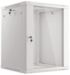 Lanberg WF01-6615-10S állvány 15U Falra szerelhető állvány Szürke (WF01-6615-10S)