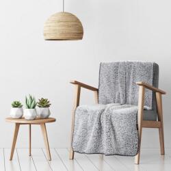 EUROFIRANY Koala puha takaró karosszékhez Acélszürke 70x160 cm