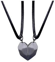 Mnycxen Mágneses páros nyaklánc - Fekete Szív (MpNY-02)