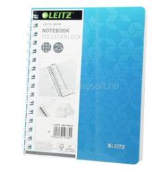 Leitz Spirálfüzet A5, 80lap kockás Wow jégkék (LEITZ_35641) (LEITZ_35641)