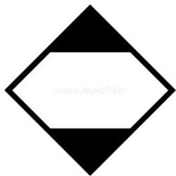  Információs címke, papír Korlátozott mennyiség 10cmx10cm 300db/tekercs (EGYEB_59910) (EGYEB_59910)