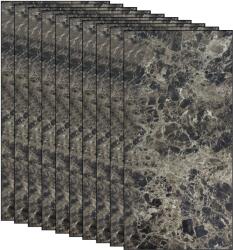 NEXTLY 30 db NEXTLY öntapadós márvány utánzat tapéta készlet, vízálló, állítható, erős ragasztó, könnyen felszerelhető, fedőfelület 5, 4 nm, 30x60 cm, 2mm vastagság 250-6 (s30-250-6)