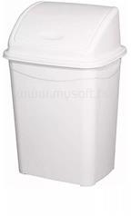 PLANET Szemetes kuka billenő fedéllel műanyag 26 literes fehér UP120-001 (PLANET_45981) (PLANET_45981)