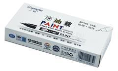  Lakkmarker 0, 8mm, kerek fehér (EGYEB_50639) (EGYEB_50639)