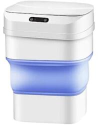 FOXMAG24 ABS/szilikon összecsukható intelligens szemetes, mozgásérzékelővel, fehér (DCW8T0YBM)