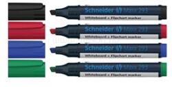 Schneider Tábla- és flipchart marker készlet 2-5mm, vágott végű Maxx 293, 4 klf. szín (SCHNEIDER_36359) (SCHNEIDER_36359)