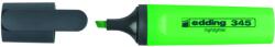 edding Szövegjelölő, Edding 345, vágott hegy, 2-5mm, zöld (RTCED34511)