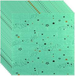 NEXTLY 20 x 3D NEXTLY öntapadós tapéta készlet, tégla kivitel, falra vagy mennyezetre, vízálló, állítható, erős ragasztó, könnyen felszerelhető, lefedett terület 10, 6 nm, 70x77 cm, kód 55 (s20tpt55mare)