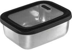 Gefu 12775 élelmiszertároló doboz Téglalap alakú Konténer 1, 3 L Fekete, Rozsdamentes acél 1 db (12775)