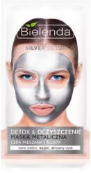 Bielenda Metallic Masks Silver Detox detoxikáló és tisztító maszk kombinált és zsíros bőrre 8 g
