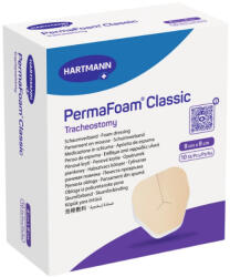 HARTMANN PermaFoam Classic Tracheostomy habszivacs kötszer 8x8cm 10db (882105)