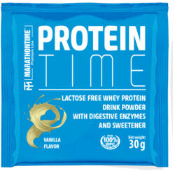 Marathontime fehérjepor 30g vanília Protein Time
