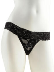  Remote Control Vibrating Panties Black - adultshopone