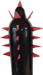  CONDOMERIE - kézzel festett XL méretű óvszer, fekete kaktusz