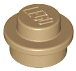 LEGO® Alkatrészek (Pick a Brick) Sötétbézs 1X1 Kerek Elem 6315781 (6315781)