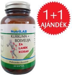 NutriLAB Kurkuma Boswellia Duo kapszula 1+1 AJÁNDÉK - 2x60db - vitaminbolt - 9 180 Ft
