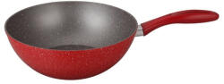 Voltz Tigaie wok Oliver Voltz OV54420A28, 28x8cm, Finisaj marmura, Inductie, Rosu (OV54420A28)