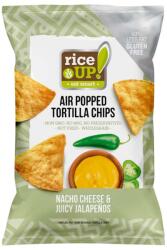 RiceUP! Tortilla chips nacho sajt és jalapeno ízesítéssel 60g