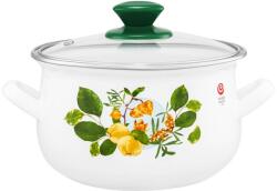 Emalia Olkusz Zománcozott Fazék - Birsalma - 22 cm/5 l