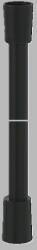 Villeroy & Boch Furtun de dus universal, 160 cm, negru mat, Villeroy & Boch Universal Showers TVC000034000K5 TVC000034000K5 (TVC000034000K5)