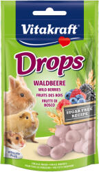 Vitakraft Drops szamócás jutalomfalatkák nyulaknak (4 tasak | 4 x 75 g) 300gr