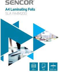 Sencor SLA FA4M200 200 mikron A4 Lamináló Fólia (25db / csomag) (8590669297726) (8590669297726)