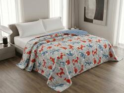  Ágytakaró FOXIVA szürke, 100% pamut Méret: 170 x 210 cm