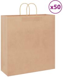 vidaXL 50 db barna papírzacskók fogantyúkkal 45x17x48 cm (4101583)