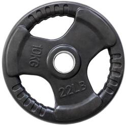 HMS Tri Grip gumírozott olimpiai súlytárcsa 10 kg Súlytárcsa